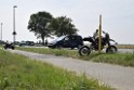 Schwerer Krad Pkw Unfall Koeln Porz Libur Liburer Landstr (Krad Fahrer nach Tagen verstorben) P086